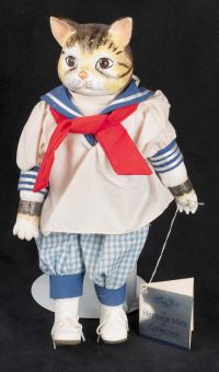 Heritage Mint Pet Personalities Calico Cat Sailor Doll